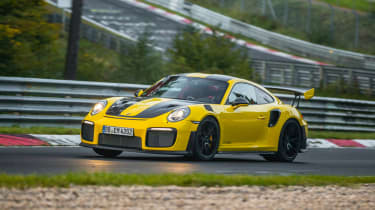 Porsche 911 GT2 RS Nurburgring record - front
