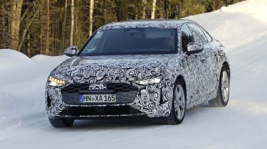 Audi A5 Sportback (camouflaged) winter testing - front