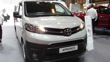 Toyota Proace CV show - front three quarter