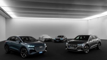 Audi electric car concept - range teaser