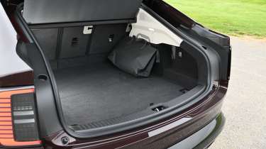 Volvo ES90 - boot with rear seats in place 