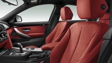 BMW 4 Series Gran Coupe red interior