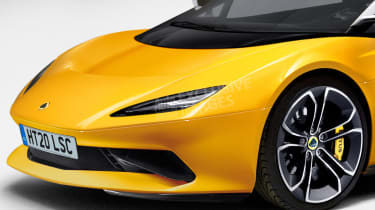 Lotus sports car - front detail (watermarked)