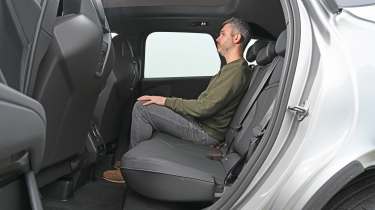 BMW iX3 - Richard in the rear seats