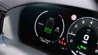 Porsche Panamera Turbo E-Hybrid - battery state of charge