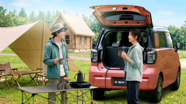 New Suzuki eSky - rear boot open