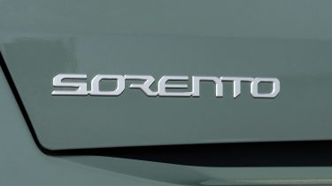 Kia Sorento Hybrid - Sorento badge