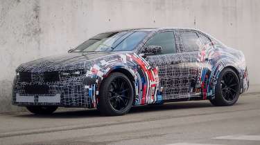BMW electric M3 prototype - front 3/4