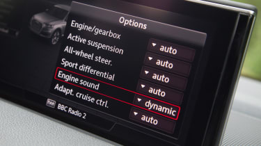 Audi SQ7 - screen