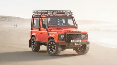 Land Rover Defender V8 90 by Works Bespoke - front tracking