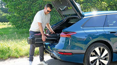 Audi A6 Avant S line e-tron Performance - putting clubs in the boot