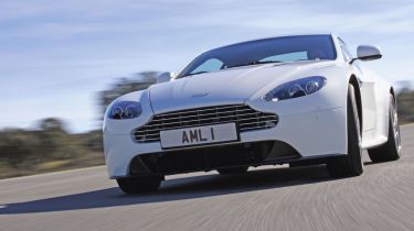 Aston Martin Vantage S front track