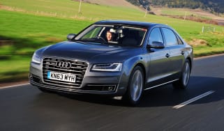 Audi A8 Front action