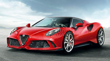 New Alfa Romeo 8C - front (watermarked)