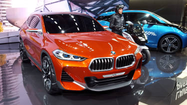 New BMW X2 concept at Paris 2016 nose