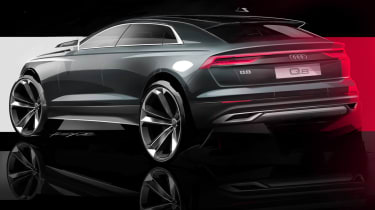 Audi Q8 teaser - rear