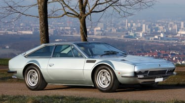 RM Sotheby&#039;s 2017 Paris auction - 1970 Lamborghini Jarama 400 GT front
