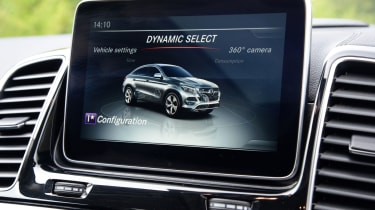 Mercedes GLE Coupe - infotainment screen
