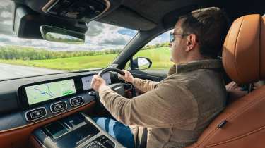 Auto Express senior content editor Shane Wilkinson driving the Jaecoo 8