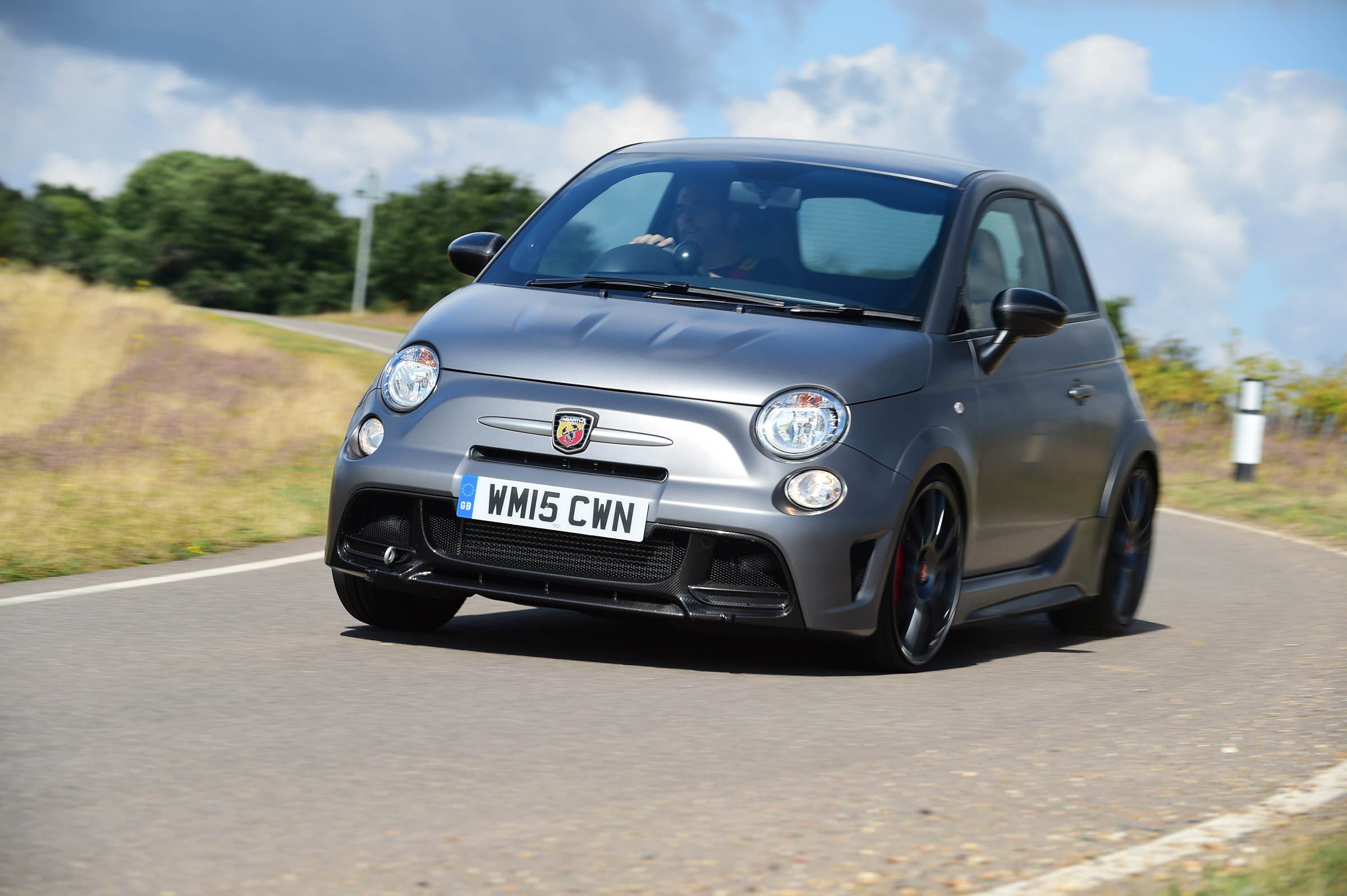 Abarth 695 Biposto first UK review Auto Express