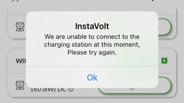 Cupra Tavascan long termer second report - Instavolt error