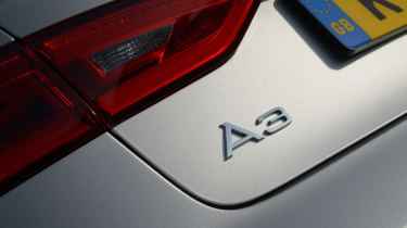Audi A3 Cabriolet badge