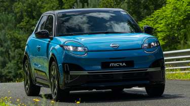 Nissan Micra - dynamic front angled