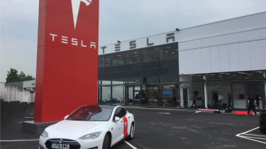 Tesla Model S repair - front