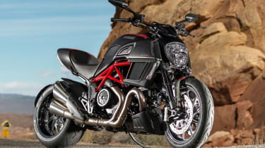 Ducati Diavel review - parked