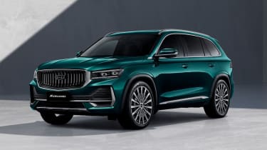 Geely Monjaro SUV - static front 3/4