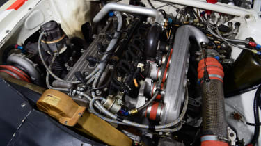 Audi Quattro Rally car - engine bay
