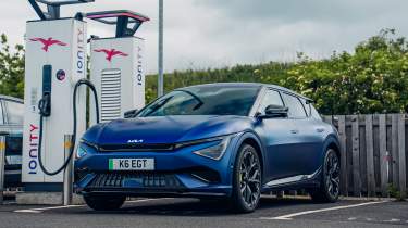 Kia EV6 GT - charging