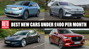 Best new cars under £400 per month - header image