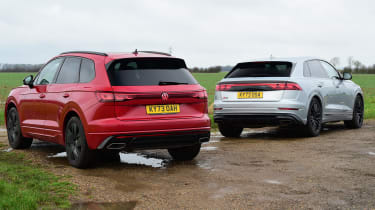 Volkswagen Touareg and Audi Q8 - rear static