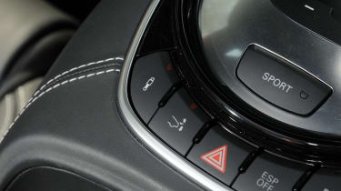 Audi R8 V10 Spyder buttons