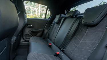 Vauxhall Corsa Hybrid - rear seats