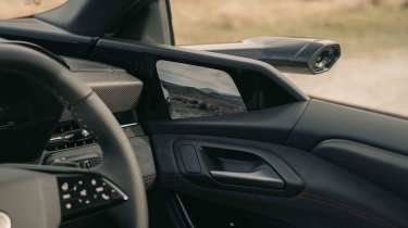 Audi A6 e-tron - side mirror camera