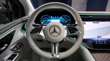 Mercedes EQE SUV - steering wheel