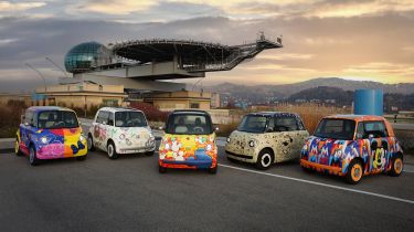 Fiat Topolino Disney tribute car collection - front static