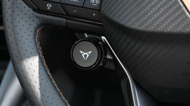 Cupra Formentor VZ5 2026 UK - Cupra button