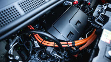 Vauxhall Combo van - 'engine' bay
