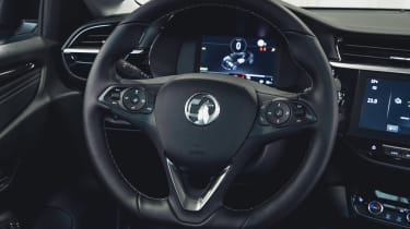Vauxhall Corsa-e - steering wheel