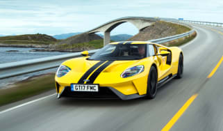 Ford GT Norway road trip - front quarter