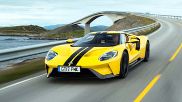 Ford GT Norway road trip - front quarter
