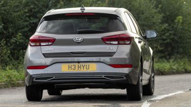 New Hyundai i30 driving - rear view