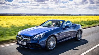 Mercedes SLC 180 front side