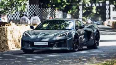 Chevrolet Corvette E-Ray at the 2025 Goodwood Festival of Speed - front cornering 