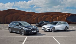 BMW 5 Series Touring vs Volvo V90 vs Mercedes E-Class Estate - header