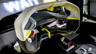 Vauxhall Corsa GSE Vision Gran Turismo concept steering wheel