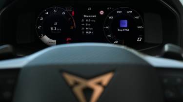 Cupra Leon - driver's display
